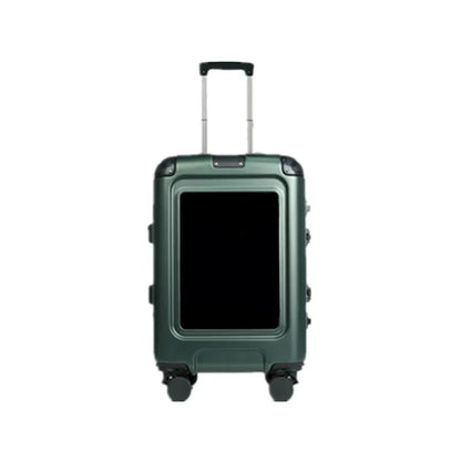 LED Smart Suitcase Trip Cabin Luggage Travel Suitcases Cabin Carrier 20 Inch Carrier Trolley Case Carry-On Suitcase