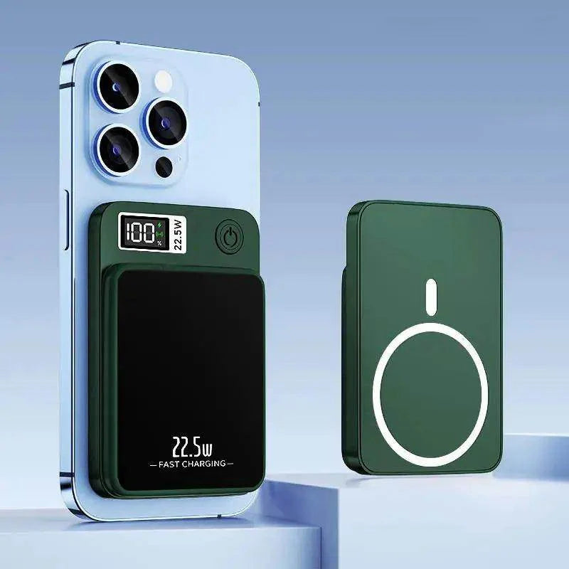 PowerHub ChargeMate Wireless Charger - MagSafe Power Bank for iPhone