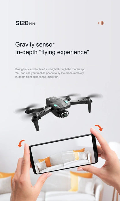 S128 Mini Drone - 4K Professional HD Camera, Triple Battery, 2024 Model