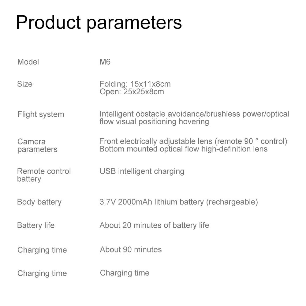 Xiaomi M6 Professional Drone - 8K Camera, Advanced Aerial Photography