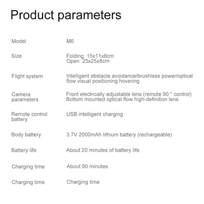 Xiaomi M6 Professional Drone - 8K Camera, Advanced Aerial Photography