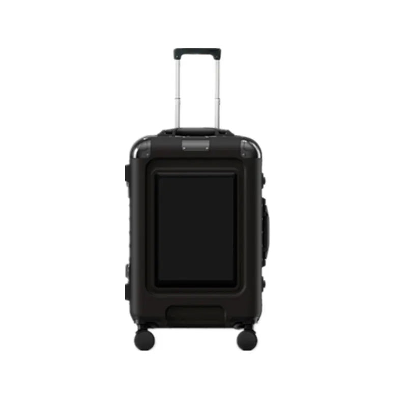 LED Smart Suitcase Trip Cabin Luggage Travel Suitcases Cabin Carrier 20 Inch Carrier Trolley Case Carry-On Suitcase