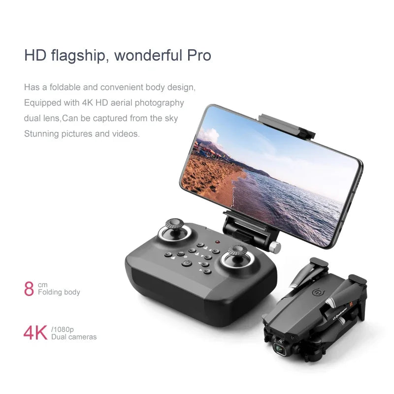 XT6 Mini Drone - 4K/1080P HD Camera, Compact Aerial Photography