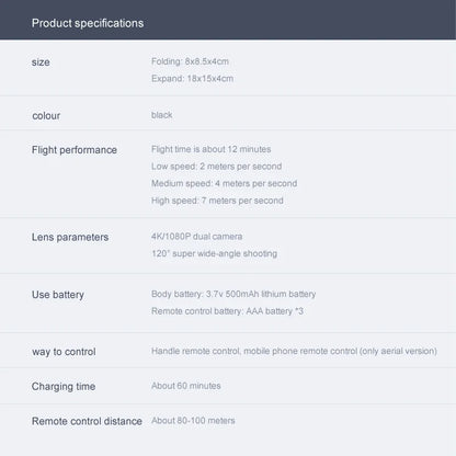 XT6 Mini Drone - 4K/1080P HD Camera, Compact Aerial Photography