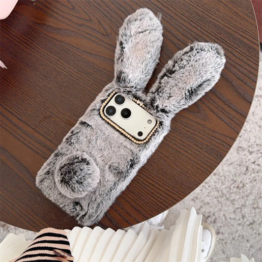 Protective Phone Case – Plush Bunny Ears