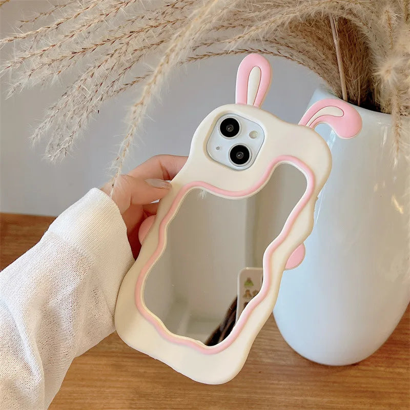 Mirror Phone Case – Bunny Design