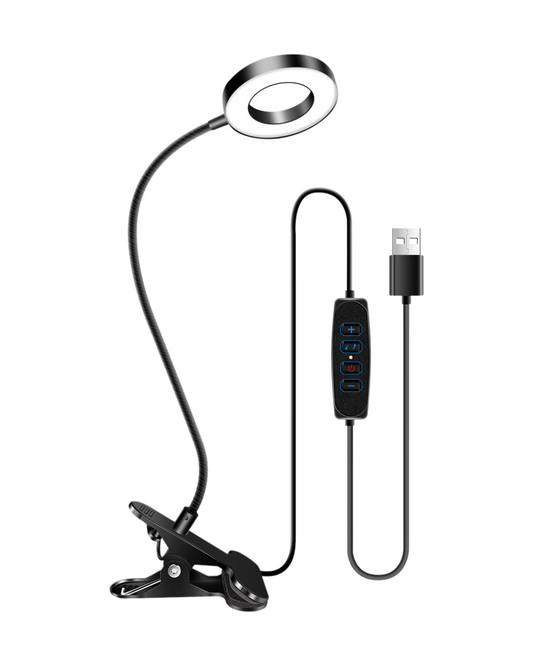 Selfie Ring Light with Phone Holder - Live Streaming & Makeup LED Camera Stand