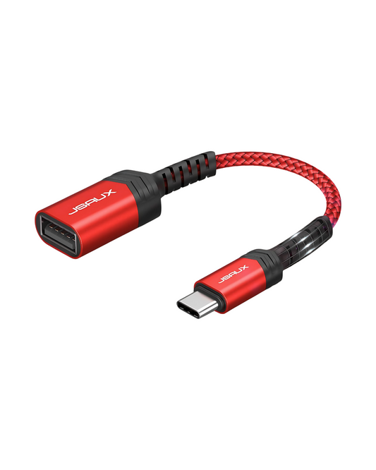 USB-C to USB Adapter (2-Pack) - Type-C OTG Cable for MacBook/iPhone/Samsung