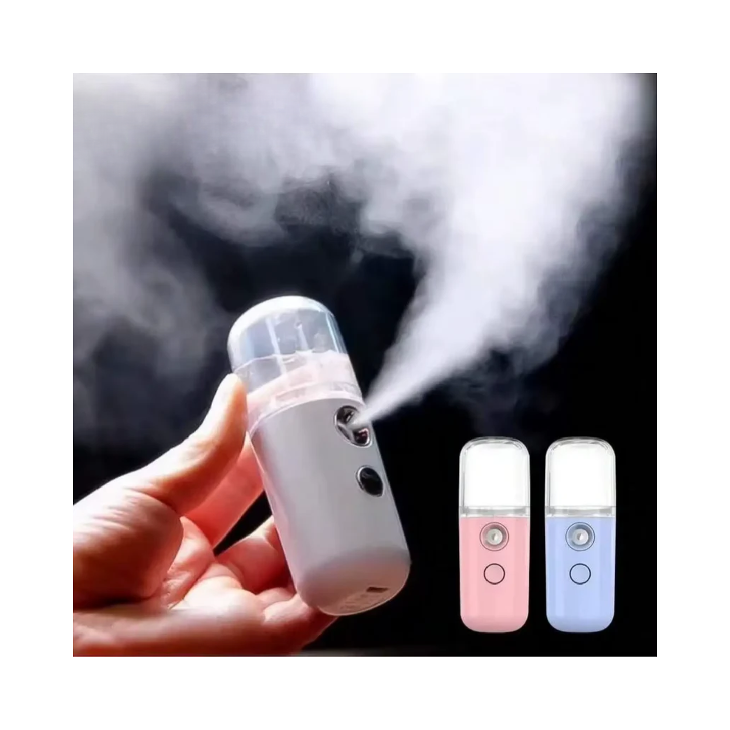 USB Rechargeable Facial Mist Sprayer – Portable Nano Mist Nebulizer Face Humidifier, Moisturizing Skincare Beauty Tool Face Steamer