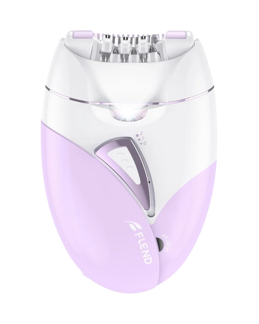 USB Rechargeable Epilator - Cordless Hair Removal for Women with LED Light