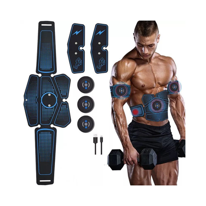 USB Rechargeable Muscle Stimulator – Fat Burning & Body Sculpting, 6 Training Modes, 3–4 Hour Battery