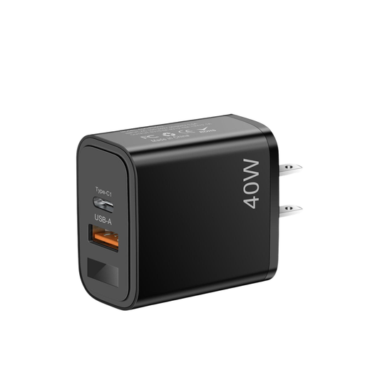 USB Wall Charger – 40W Fast Charging