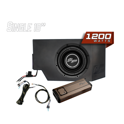 Can-Am Defender 1200W Subwoofer Kit - Single Driver Side 10" Audio System