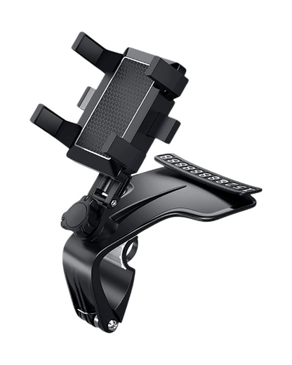 Universal Car Phone Holder - 360° Rotation Dashboard Mount