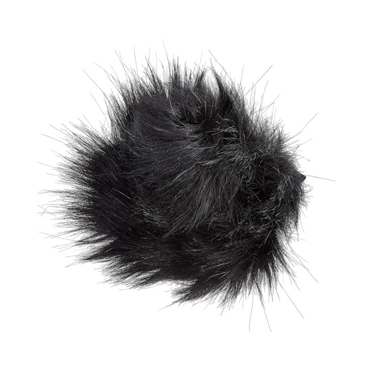 Deadkitten Gray Artificial Fur Microphone Wind Shield for Stereo Mics