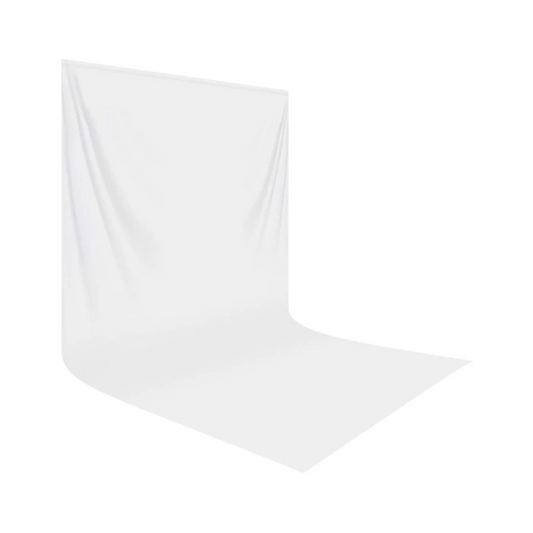 10x20ft White Photography Backdrop - Seamless Studio Background Screen