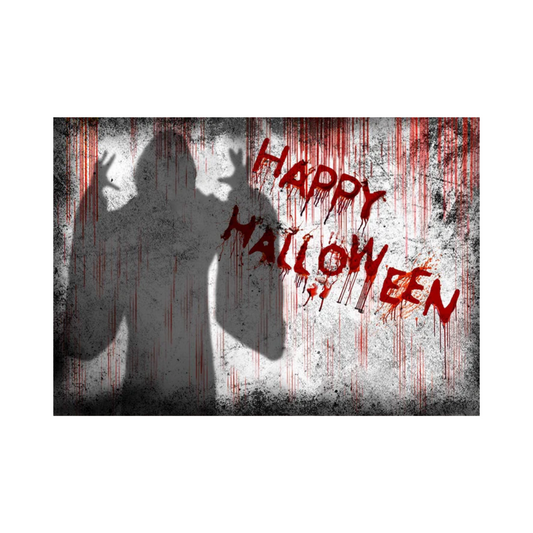 7x5ft Bloody Halloween Horror Backdrop - Photography Background