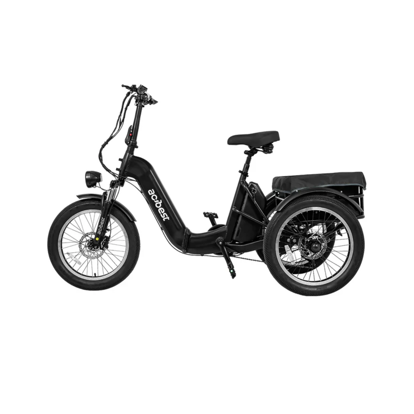 Folding 3-Wheel Electric Trike - Compact E-Bike with Enhanced Stability