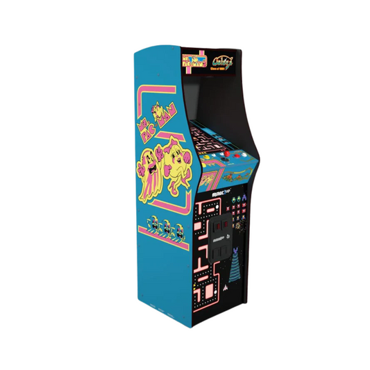 Ms. PAC-MAN & GALAGA Class of '81 Deluxe Arcade - 12 Classic Games with WiFi & 17" Screen