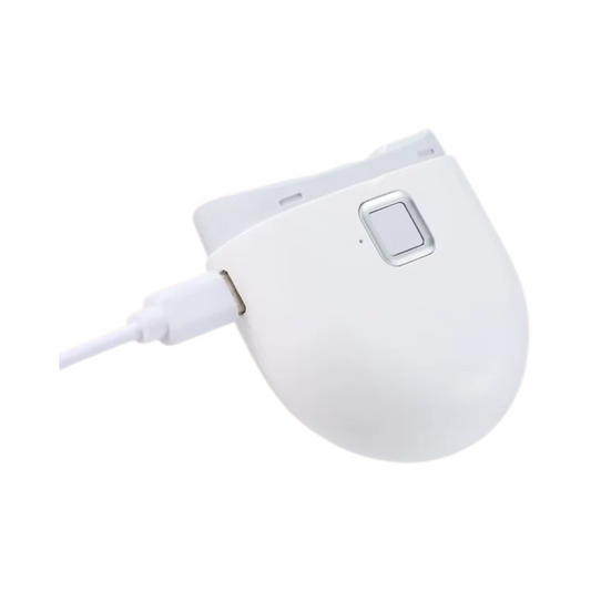 USB Electric Nail File & Clipper - LED Light 2-Speed Mini Manicure Tool