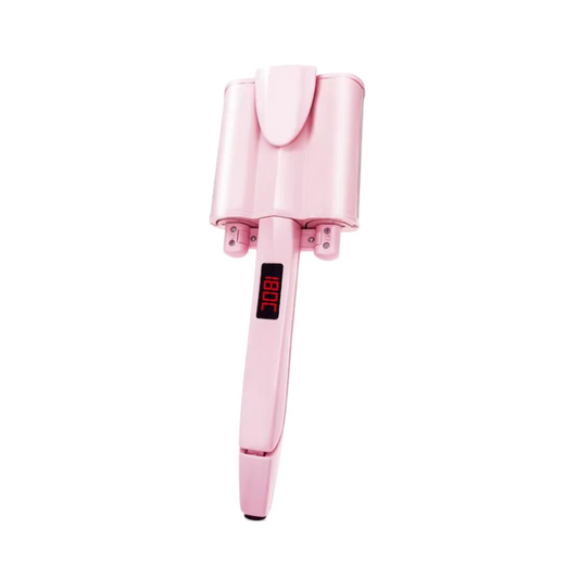 LCD 26Mm 32Mm Ceramic Three Tube Hair Curler Triple Barrel Deep Wave Water Ripple Egg Rolls Hair Curling Iron Hair Styling Tool
