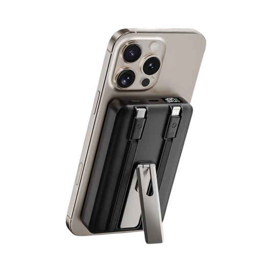16800mAh Portable Charger: Built-in Cables & LED for iPhone/Android