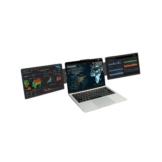 12" Dual Monitor Laptop Screen Extender - 1920x1080 HD IPS for MacBook/Huawei