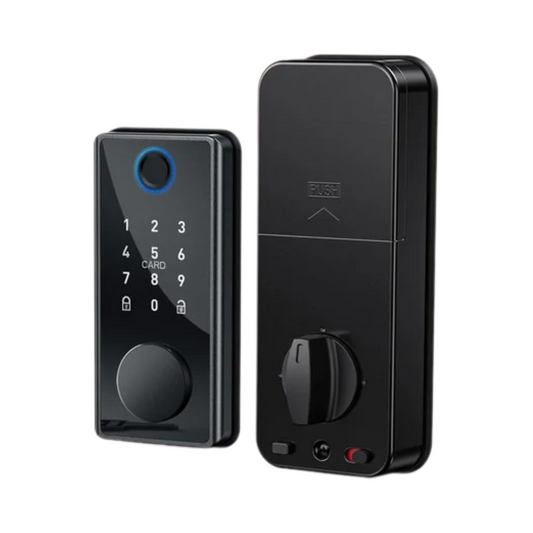 Smart Biometric Deadbolt - Keyless Entry with Fingerprint & Digital Keypad