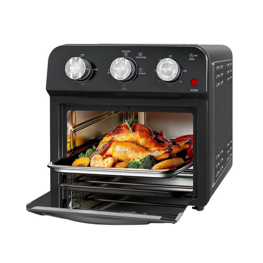 13Qt Air Fryer Oven - 7-in-1 Small Kitchen Appliance with Roast/Bake/Dehydrate (1500W)