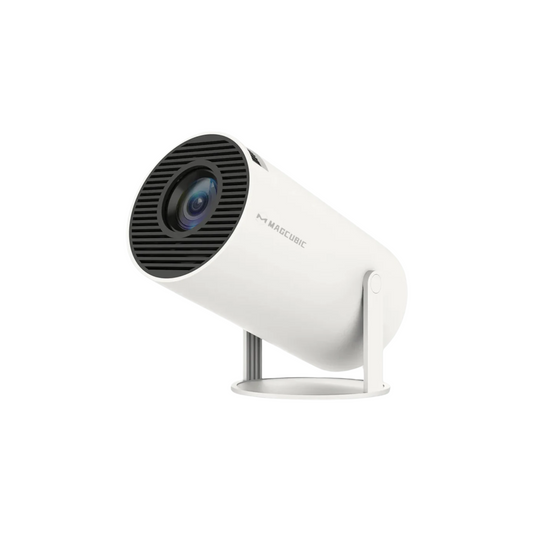 Proyector portátil 4K: Android 11, WiFi dual, 260 ANSI, flexible a 180° 