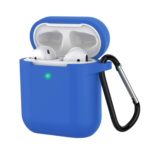 Silicone AirPods Case - Front LED Visible with Wireless/Wired Charging Support