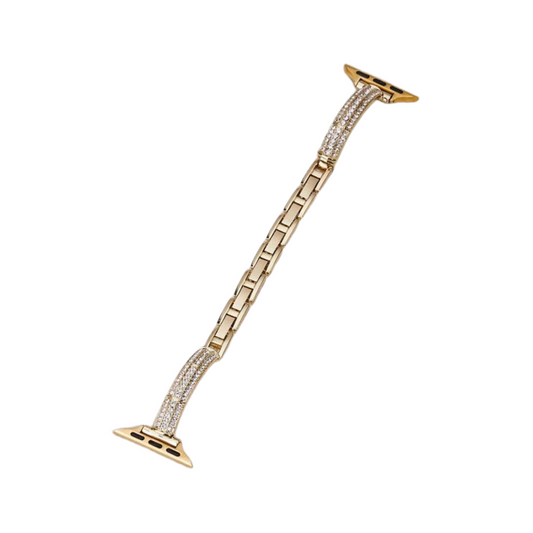 Diamond Apple Watch Band - Slim Stainless Steel for Series 1-Ultra
