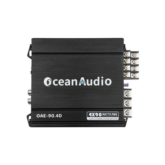 4-Channel Car Audio Amplifier - 720W Max Vehicle Sound Power
