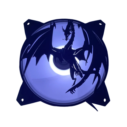 Dragon Design Fan Grill Cover - 120mm/140mm Computer Fan Shroud Protector