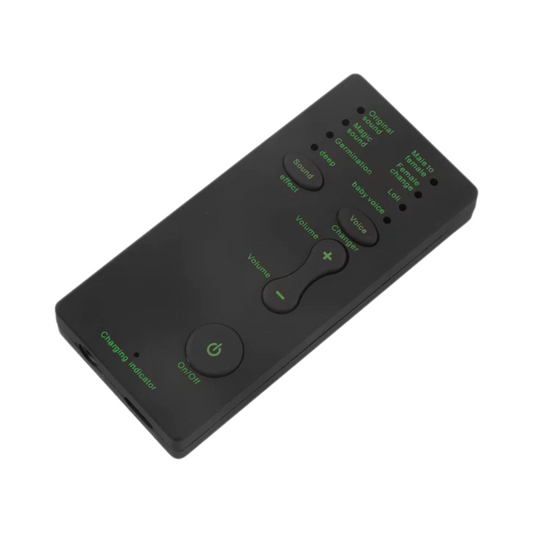 Portable Voice Changer Sound Card - External Audio Interface for Mobile & PC