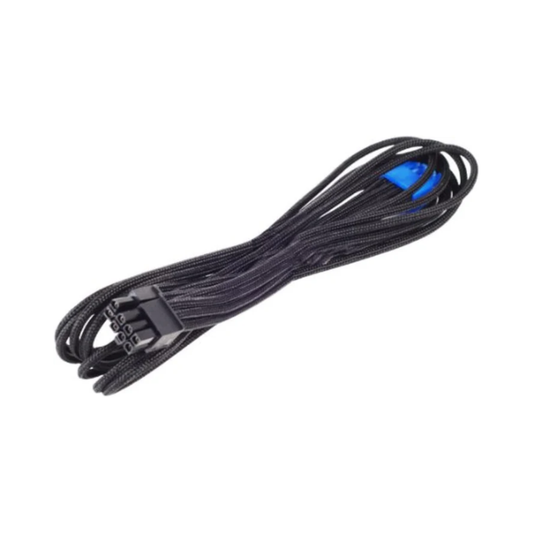 Sleeved PCI-E 8-Pin (6+2) Power Supply Cable - Black Professional Extension