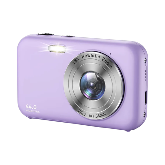 Kids Digital Camera - 44MP FHD 1080P Vlogging Camera with 32GB Card & 16X Zoom