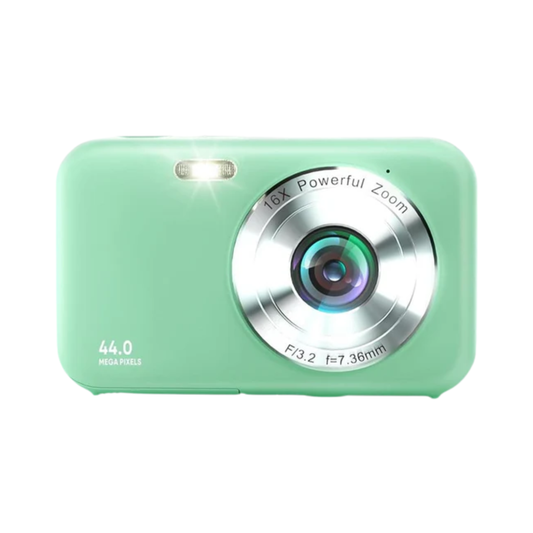 Kids Digital Camera - 44MP FHD 1080P Vlogging Camera with 32GB Card & 16X Zoom