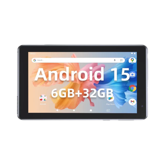 7" Android Tablet - 6GB RAM, 32GB Storage, Android 15, Quad-Core