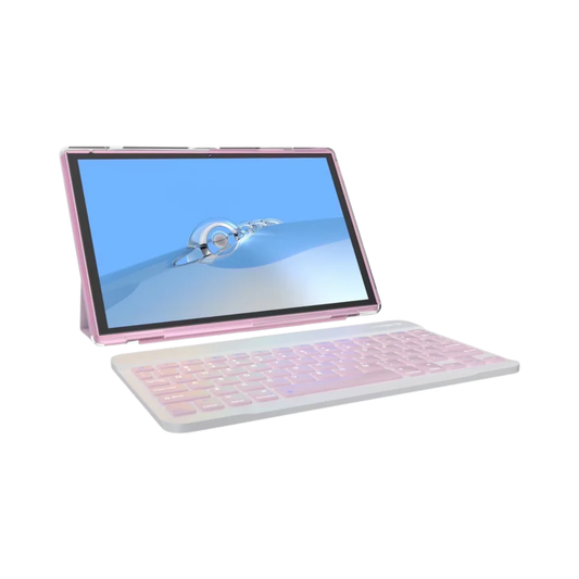 10" 2-in-1 Android Tablet - 32GB Storage, Keyboard Case, Dual Camera