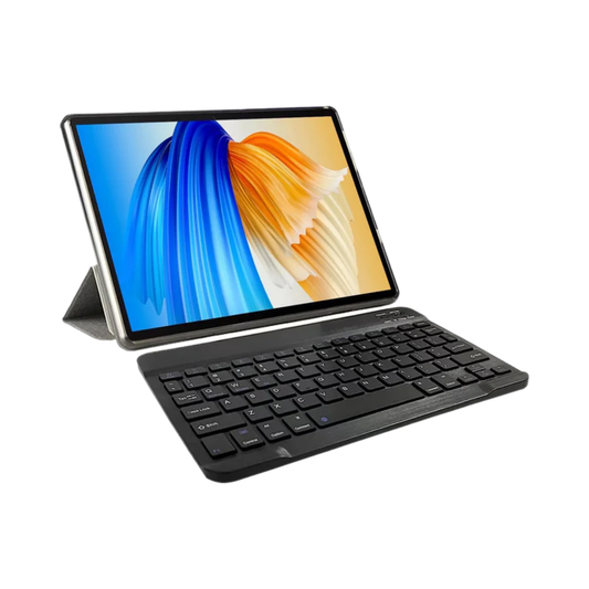 10" 2-in-1 Android Tablet - 4GB RAM, 64GB Storage, Keyboard Case, Dual Camera