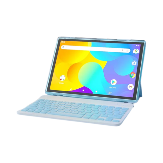 10" 2-in-1 Android Tablet - 32GB Storage, Keyboard Case, 6000mAh Battery, Android 14