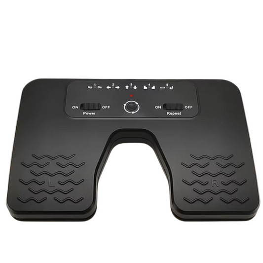 Wireless Bluetooth Foot Pedal - Rechargeable Page Turner for Music & Reading on iOS/Android/Windows