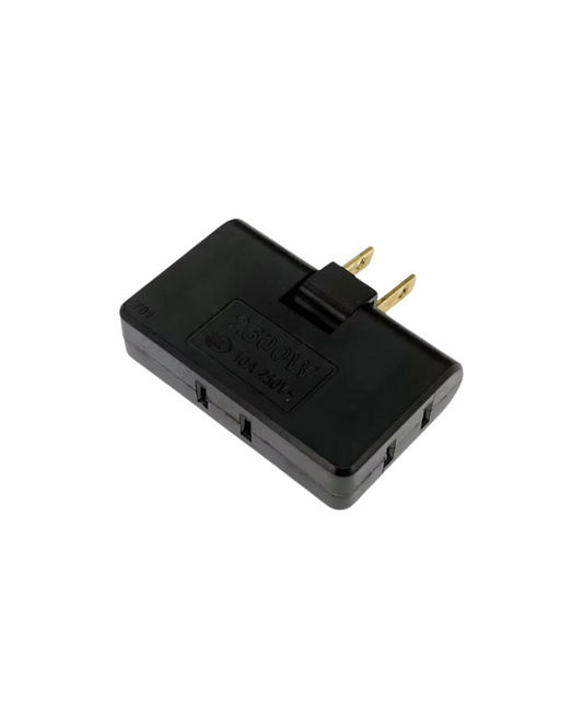 180° Rotatable Socket Converter - 3-in-1 US Multi-Plug Extension Adapter