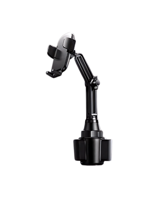 360° Cup Holder Phone Mount - Adjustable Long Neck for Car/Truck/Golf Cart