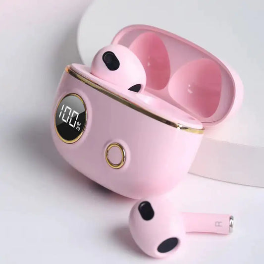 Fancy High Definition Earbuds – True Wireless Bluetooth Earbuds with Touch Controls, Built-In Mic, Noise-Blocking In-Ear Fit, LED Power Indicator, Up to 8H Talk Time, For iOS & Android