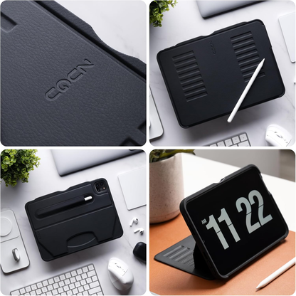 ZUGU iPad Pro 11" Case (2018–2022) – Slim Protective Cover, 5ft Drop Protection, 8-Angle Magnetic Stand, Apple Pencil 2 Wireless Charging, Auto Sleep/Wake, (Not for 2024 M4)