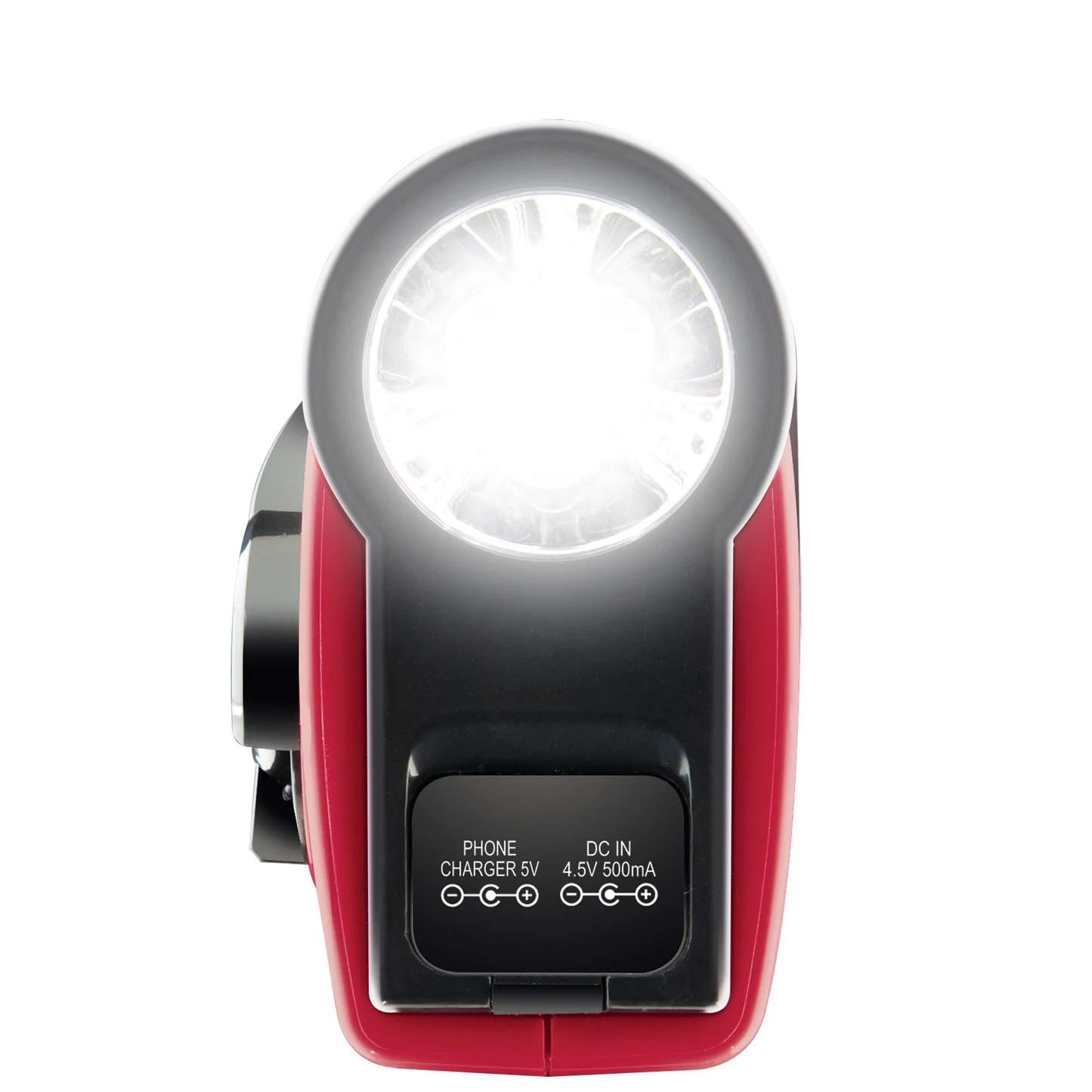 WeatherX AM/FM Weather Band Radio & Flashlight – NOAA Alerts, Hand Crank Power, Phone Charger, LED Light, Rechargeable Battery, USB/Micro-USB Cable Included