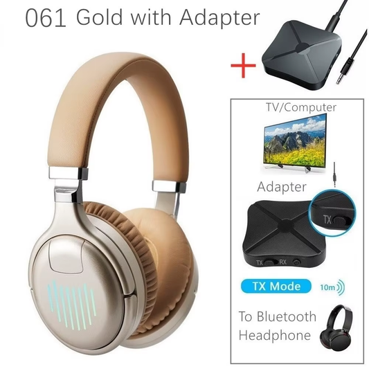 Wireless TV Headphones - Bluetooth Headset with TV Adapter for Television/Computer