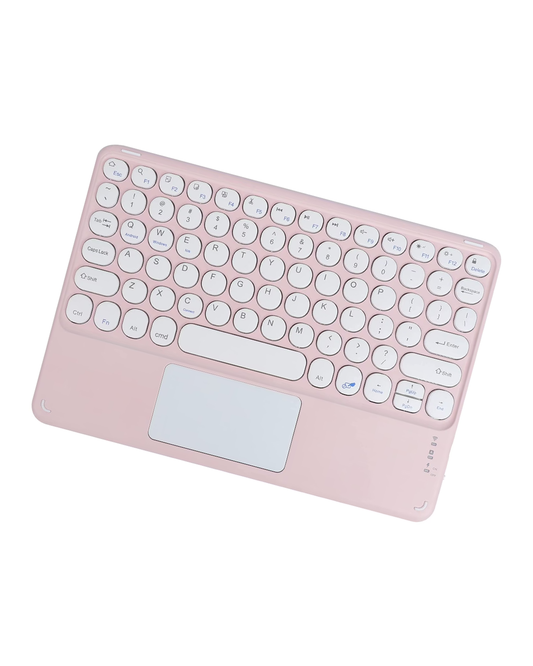 10-Inch Wireless Bluetooth Keyboard with Touchpad - Universal, Ultra-Slim